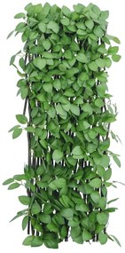 Treliça de hera artificial extensível 5 pcs 180x65 cm verde