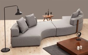 Sofá de Canto Gondol – Cinzento – 380 cm x 105 cm x 70 cm