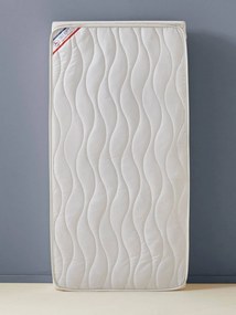 Colchão de espuma CERTIPUR® para bebé branco claro liso