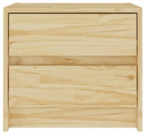 Mesa de cabeceira 40x30,5x35,5 cm madeira de pinho maciça