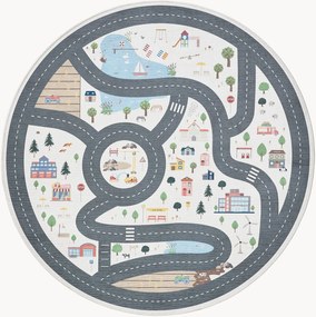 Tapete redondo lavável para crianças Linus