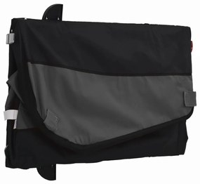 Reboque para bicicleta 30 kg ferro preto