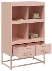Móvel alto 68x39x111,5 cm aço rosa