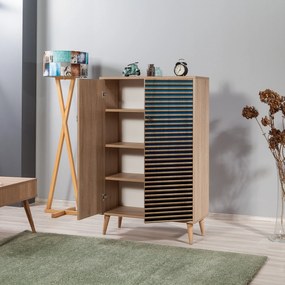 Armário Multiuso Multibox – Carvalho Sonoma – 80x127x36 cm