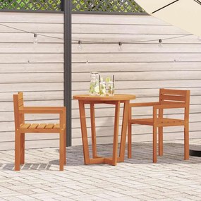vidaXL Cadeiras de jardim 2 peças 50x53x80 cm madeira maciça acácia