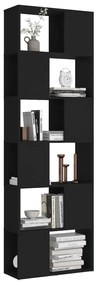 Estante/divisória 60x24x186 cm contraplacado preto