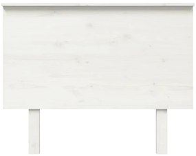 Cabeceira de cama 104x6x82,5 cm pinho maciço branco