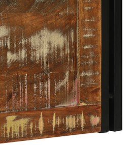 Caixa de Armazenamento Multicolorido 80x50x50 cm Madeira Sólida Recupe