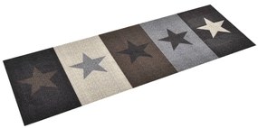 Tapete de cozinha lavável com design estrelas 60x300 cm
