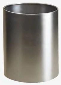 Vaso De Plantas Redondo Para Exterior Em Aço Inoxidável Auraia Ø45 Cm - ↑55 Cm - Sklum