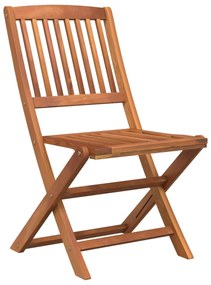 Conjunto de jantar p/ jardim 5 pcs madeira de acácia maciça
