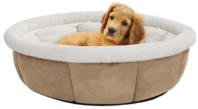 171180 vidaXL Cama para cães 70x70x26 cm bege