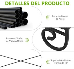 Prateleira de plantas de metal de 3 camadas para vasos, prateleira de escada para flores no pátio, jardim, varanda, 74 x 66 x 70 cm