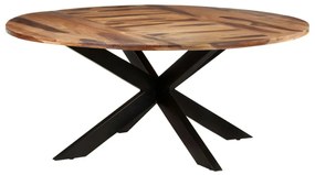 vidaXL Mesa de jantar redonda 175x75 cm acácia c/ acabamento a mel