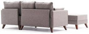 Sofá-Cama de Canto Bella – Castanho – 205 x 85 x 81 cm