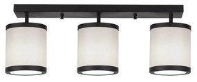Candeeiro de Teto Way – Preto e Branco – 66 x 20 x 21 cm