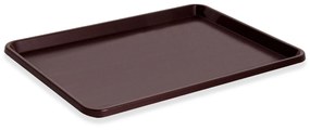 Tabuleiro Abs Self-Service Castanho 48X36.5X2.5cm