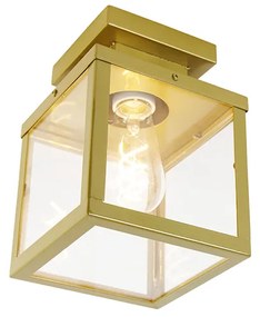Candeeiro de tecto industrial para exterior ouro IP23 - Roterdão Industrial
