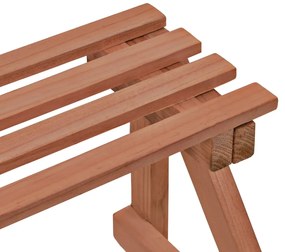 Suporte para plantas de 3 níveis madeira de cedro 48x45x40 cm