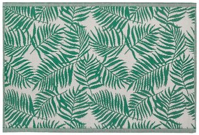 Tapete de exterior verde esmeralda 120 x 180 cm KOTA Beliani