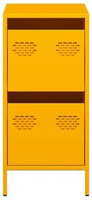 Aparador 35x39x73,5 cm aço laminado a frio amarelo mostarda