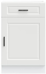 Armário base de cozinha Porto derivados de madeira branco