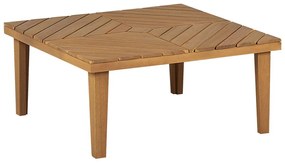 Mesa de centro para jardim em madeira de acácia 70 x 70 cm BARATTI Beliani