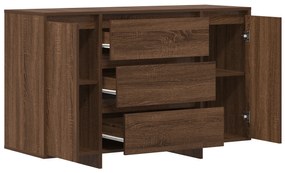 Sideboard Castanho Carvalho 120x41x75 cm Madeira engenheirada
