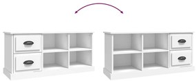Móvel p/ TV 102x35,5x47,5 cm derivados de madeira branco