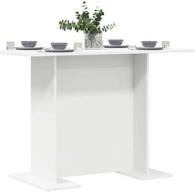 Mesa de Jantar vidaXL Branca 110x60x75 cm Madeira Engenharia