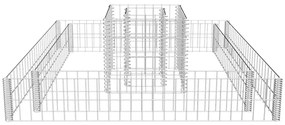 Gabião para plantas em aço galvanizado 120x120x20 cm