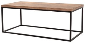 Mesa de Centro Quantum – Pinho Atlântico Preto – 95x34x45 cm