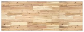vidaXL Tampo de secretária 120x50x2 cm acácia maciça não tratada