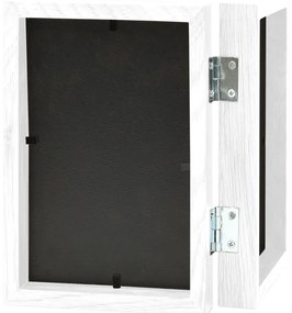 Moldura com duas dobras 2x(21x29,7 cm) branco