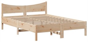 Cama sem colchão 160x200 cm madeira de pinho maciça