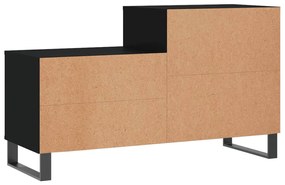 Sapateira Girona - Com 5 Prateleiras - Cor Preto - 102x36x60 cm - Deri