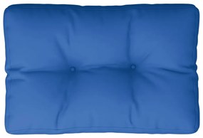 Almofadão para sofá de paletes 50x40x12 cm tecido azul real
