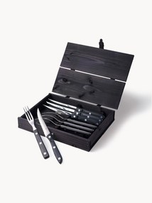 Conjunto de talheres para bifes Old Farmer com caixa, vários tamanhos