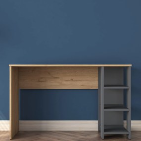 Secretária HA108 – Nogueira e Antracite – 120x73,8x45 cm