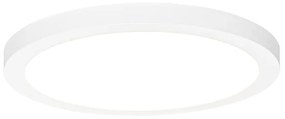 Foco de encastrar ou de superfície branco 30 cm incl. LED 3-Step Dim to Warm com Dip Switch - Trans Moderno