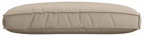Capa de Palete para Assento Taupe 120x80x12 cm Tecido Oxford
