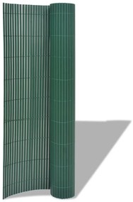 Cerca de jardim dupla face 90x300 cm PVC verde