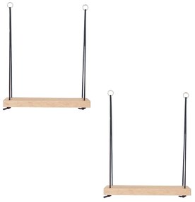 Prateleira de Parede Aa098 – Nogueira – 40x50x13 cm | Tribo Home
