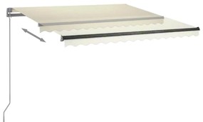 Toldo automático independente 350x250 cm cor creme