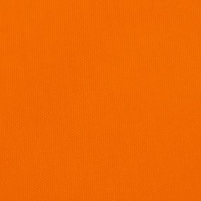 Para-sol estilo vela tecido oxford retangular 5x6 m laranja