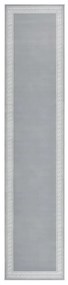 vidaXL Passadeira 80x400 cm polipropileno cinzento com padrão