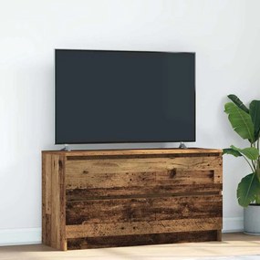 vidaXL Móvel de TV 100x35x54 cm madeira processada madeira velha