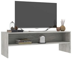 Móvel de TV 120x40x40 cm derivados de madeira cinzento cimento