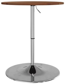 Mesa de bar Ø60x89,5 cm carvalho maciço castanho-escuro