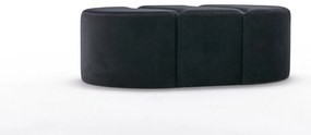 Pouffe Alya Puf – Anthracite Pink – 120x40x80 cm